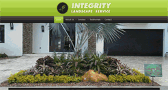 Desktop Screenshot of integritylandscapeservice.com